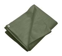 Tarpaulin 260 g/m² 2 x 3 m Green HDPE Weatherproof Tear-Resistant with Eyelets and Edge Reinforcement for Garden Camping Construction Protective Tarpaulin and Outdoor Use
