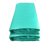 Tarpaulin 380 x 390 cm Weatherproof Cover Tarp Tent Sheet UV Protection, Universal, Multipurpose, Reinforced Eyelets for Furniture Ground Multipurpose Covers, Green