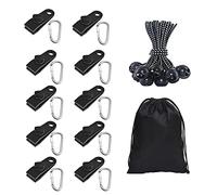Tarpaulin | Clamps Grip Lock Fixed,Clips for Boat Deck 31pcs Mouth Shaped Gear Outdoor Umbrella Tent Buckles Set Tumotsit