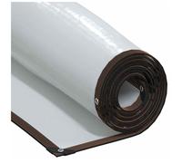 Tarpaulin Clear 3x3m PE Waterproof with Black Trim Eyelets 70% Transparency Plus