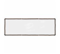 Tarpaulin Clear Black 1x3m PE Waterproof with Eyelets Reinforced Edges HeavyDuty