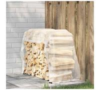 Tarpaulin Clear/Black PE 1x2m Waterproof Eyelets All-Side Nylon Edged 70%Visible