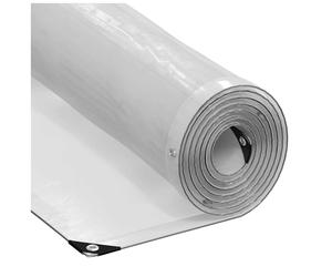 Tarpaulin Clear PE 3x4m Transparent Waterproof Eyelets Rope-Edged Cover Shed Aid