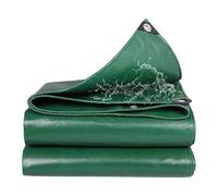 Tarpaulin Cover 280 x 650 cm with Reinforced Loops - Tear-Resistant UV Protection Poly Tarps Waterproof for Outdoor with Rope Waterproof Cover for Multipurpose Outdoor Use, Green
