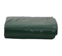Tarpaulin Green 5 x 8 m Canvas with PVC Coating 650 g/m² Tear-Resistant Weatherproof Waterproof with Eyelets and Edge Reinforcement for Garden Camping Car Boat Trailer Outdoor Protection