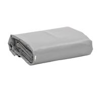 Tarpaulin Grey 2.5 x 3.5 m Canvas with PVC Coating 650 g/m² Tear-Resistant Waterproof UV-Resistant with Eyelets Edge Reinforcement for Garden Camping Car Boat Outdoor Protection