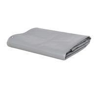 Tarpaulin Grey 3x4m Canvas PVC Coated 650g/m² Heavy Duty Cover with Eyelets