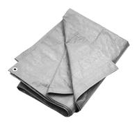 vidaXL Tarpaulin 260 g/m² 4x8 m White HDPE Tarp Ground Sheet Camping Cover