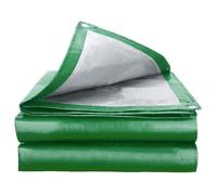 Tarpaulin Heavy Duty Waterproof 190 x 420 cm Waterproof, Windproof, UV Protection Tarp Sheet Cover Groundsheet Tear Resistant for Garden, Wood, Bike, Tools, Building, Green