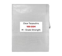 Tarpaulin Heavy Duty Waterproof Camping Cover Tarp Ground Sheet - Multiple Sizes