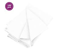 vidaXL Tarpaulin 180 g/m² 4x5 m White HDPE Tarp Ground Sheet Camping Cover
