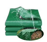 Tarpaulin Lightweight 520 x 640 cm Waterproof & Heavy Duty, Uv, Dust, Rain, Snow Protection Tarp Cover Tarps Sheet with Rope Waterproof Cover for Multipurpose Outdoor Use, Green