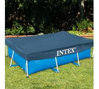 Tarpaulin Pool Cover 2.24m × 1.54m Rectangular Overhang