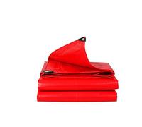 Tarpaulin Red Woven Polyethylene Tarpaulin with Perforations UV/Windproof Plant Insulation Canopy Cover Waterproof Tarp Sheet for Caravans Garden Furniture 5x4m