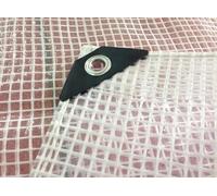 Tarpaulin Regular And Heavy Duty Waterproof Cover Tarp Ground Sheet Multi Sizes Transparent Blue Silver Clear Camo Army (Clear (100GSM), 6 x 10m)