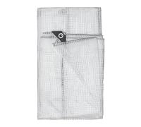 Tarpaulin Regular And Heavy Duty Waterproof Cover Tarp Ground Sheet Multi Sizes Transparent Blue Silver Clear Camo Army (Clear (350GSM), 0.65m x 0.65m)