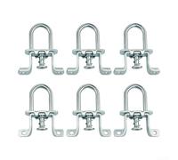 Tarpaulin Securing Fasteners 6 Pack for Car RV Trailer with Galvanized Construction and Rust Resistant Design