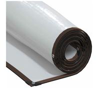 Tarpaulin Transparent 1x8m Polyethylene Durable UV Heavy-Duty Clear with Eyelets