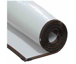 Tarpaulin Transparent 1x8m Polyethylene Durable UV Heavy-Duty Clear with Eyelets