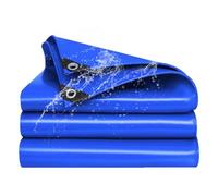 Tarpaulin Waterproof 1.2 x 8 m Waterproof & Heavy Duty, Uv, Dust, Rain, Snow Protection Fabric Tarp Sheet with Rope Cover for Multipurpose Outdoor Use, Blue
