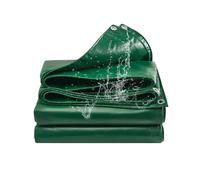 Tarpaulin Waterproof 2.8 x 3.4 m Waterproof & Heavy Duty, Uv, Dust, Rain, Snow Protection Fabric Tarp Sheet with Rope Cover for Multipurpose Outdoor Use, Green
