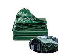 Tarpaulin Waterproof 5.2 x 8.5 m Waterproof & Heavy Duty, Uv, Dust, Rain, Snow Protection Indoor Dust Cover with Rope Cover for Multipurpose Outdoor Use, Green