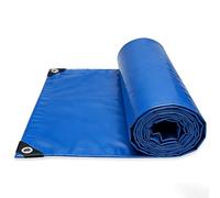 Tarpaulin Waterproof Heavy Duty 120 x 125 cm Heavy Duty, Mould-Resistant, Easy to Wash - PVC Material, Reinforced Edges Outdoor Furniture Ground Sheet for Garden, Gazebo, Blue