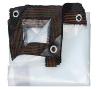 Tarpaulin Waterproof Heavy Duty 145 x 300 cm Garden Dry Cover up 80 G M², Weatherproof, Frost-Resistant, Universal Multi Sizes, Strengthened Corners for Garden, Greenhouse, B