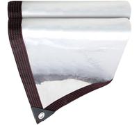 Tarpaulin Waterproof Heavy Duty 200 x 490 cm Tarpaulin Outdoor Cover 80 G M², Windproof Tear Resistant, Multipurpose with Eyelets and Rope for Garden, Greenhouse, B