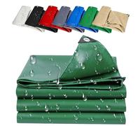 Tarpaulin Waterproof Heavy Duty 320 x 700 cm Waterproof, Heavy Duty, UV Protection Outdoor Cover, Cover up Tarp for Outdoor, Camping, Garden, Green