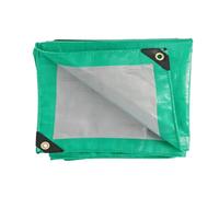 Tarpaulin Waterproof Heavy Duty 350 x 460 cm Waterproof Reinforced Eyelets Thick Durable Lightweight Mould-Resistant Dust Builders Tarp Pe Tarpauline for Camping, Green