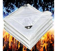 Tarpaulin Waterproof Heavy Duty 520g/m² 0.5x6m 100% Waterproof Tarps Multi-Purpose Cover for Kennels Chicken Coops Fishpond Hay Log Pile Roof Trailer Outdoor Furniture Ground Sheet Clear