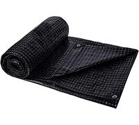 Tarpaulin Waterproof Heavy Duty Patio 1x1m, Small Tarp Waterproof, Tarps Cover Waterproof Black, Dustproof Rainproof, Great for Tarpaulin Canopy Tent, Boat, RV or Pool Cover