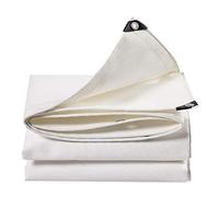 Tarpaulin Waterproof Heavy Duty Sunshade Canvas PVC Coating Galvanized Buttonhole Greenhouse Cover Outdoor Furniture Box Protection, 14 Sizes