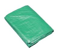 Tarpaulin Waterproof Heavy Duty Tarp 380 x 720 cm UV Protection Rainproof Tarp Eyelets Thick for Multipurpose Indoor Outdoor Protection, Green