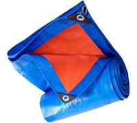 Tarpaulins 1.6 x 5 m Tarpaulin Sheet 160 G ㎡, Frost-Resistant, Multipurpose, Reinforced Eyelets for Greenhouse Garden Furniture, Blue