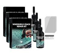 Tarpic Glass Repair Kit, Windshield Crack Repair Kit, Cracks Gone Glass Repair Kits New Formula, Chipped Windshield Repairs Kits for Chips and Cracks (3pcs)