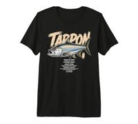 Tarpon Facts About Fish Angler Graphic Fishing Dad Premium T-Shirt