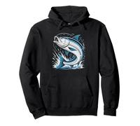 Tarpon Fly Saltwater Flats Fishing Crossover Angler Pullover Hoodie