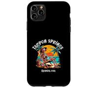 Tarpon Springs Florida Funny Skeleton in the Hot Sun Design Case for iPhone 11 Pro Max
