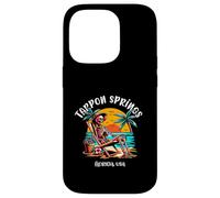Tarpon Springs Florida Funny Skeleton in the Hot Sun Design Case for iPhone 14 Pro