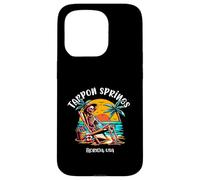 Tarpon Springs Florida Funny Skeleton in the Hot Sun Design Case for iPhone 15 Pro