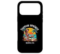 Tarpon Springs Florida Funny Skeleton in the Hot Sun Design Case for iPhone 17 Pro Max