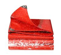 Tarps,Heavy Duty Waterproof Tarp with Grommets - UV Resistant Vinyl PVC, Rip & Tear Proof, Ideal for Patio, Vehicle, Pool, Boat, Tent Cover - 4x7m (13.1x23ft)