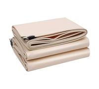 Tarps Heavy Duty Waterproof Tarpaulin, Beige Canvas Tarpaulin 1.5x2m 1.2x1.5m 2x3m 3x4m Tarp Sheet, Foldable Ground Sheet Tarp Sheet Cover for Truck Tent Factory Roof (Size : 3x4m)