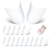 Tarqite 24Pcs Plastic Shoe Tree Crease Protectors, Premium Stretchers Maintain Shape, Transparent Crease Protectors for Women Men Sneaker Leater Golf Mules (Clear)