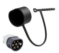 Tarqite EV Accessory Type-2 Vehicle Side Replacement Rubber Cover, Type-2 Charging Gun Cap for the Charger End for Dust and Damage Prevention