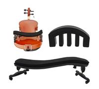 Tarqite Violin Shoulder Rest For 4/4 And 3/4 Size, Adjustable And Collapsible Feet Violin Shoulder Rest, Including A Violin Practice Mute