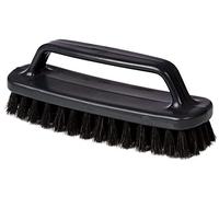 Tarrago | Deep Cleaning Brush with Plastic Handle and Natural Bristles for Upholstery, Rugs and Leather | Shoe Cleaner Brush with Handle