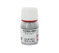 Tarrago | Sneakers Paint 25 ml con Brush and Sponge | Metallic Colours | Paint for Leather, Synthetic Leather and Canvas Sneakers and Sports Shoes (Old Silver 502)